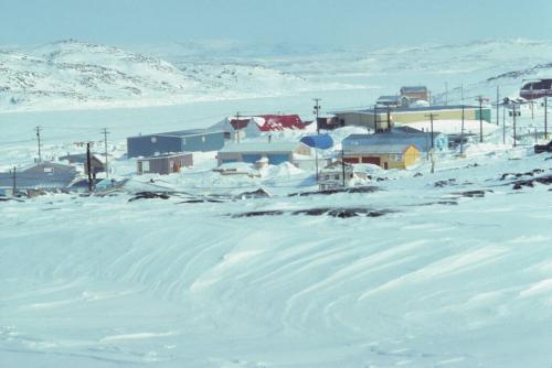 The hamlet of Kinngait (Cape Dorset). 
Southwest Baffin Island, Nunavut, 19940

The Norman H…
