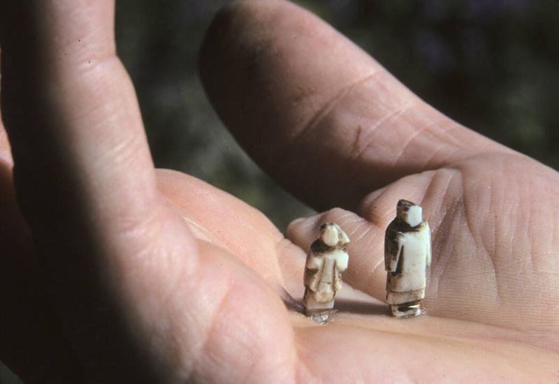 Miniature carvings from Pelly Bay.
Central Baffin Island, Nunavut, 1990

The Norman Hallendy…