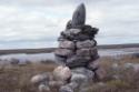 Inuksuk in the Maguse River area.
Keewatin, Nunavut, 1990

The Norman Hallendy Collection
G…