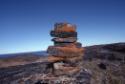 Inuksutuqaaluk (an ancient inuksuk) at Andrew Gordon Bay.
Southwest Baffin Island, Nunavut, 19…
