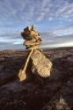 An inuksuapik, the most beautiful kind of inuksuk, at a revered site near Saatturittuq, southwe…
