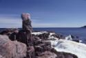 Inuksuk in the Negus Bay area.
Southwest Baffin Island, Nunavut, 1997

The Norman Hallendy C…
