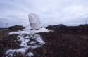 A rare white marble inuksuk near Tukilik site.
Southwest Baffin Island, Nunavut, 1997

The N…