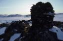 Inuksullarik (an ancient and very important inuksuk built by the Tuniit).
Cape Dorset, Southwe…