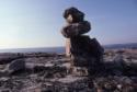 Inuksuk at Inuksugalait, an ancient site consisting of over one hundred inuksuit. 
Enukso Poin…