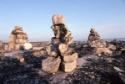 Inuksuit at Inuksugalait, an ancient site consisting of over one hundred inuksuit. 
Enukso Poi…